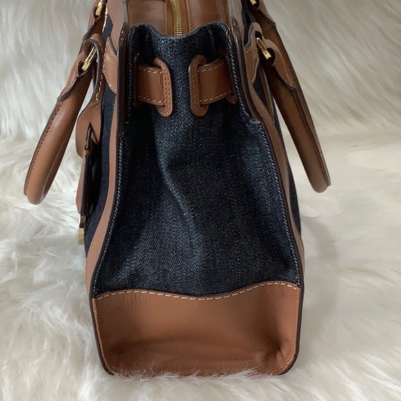 LIKE NEW👜MICHAEL Michael Kors Corner Frame Dillon Large Satchel - Picture 6 of 16